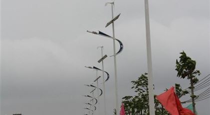 北海市生态园太阳能路灯